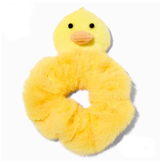 Claire's Other - New Yellow Duck Scrunchie Kids Girls Hair accessories Claire’s